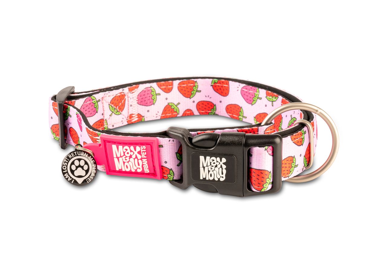 Max&Molly obojok strawberry dream S, M, L