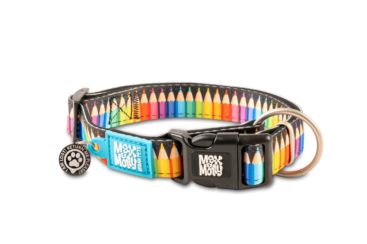 Max&Molly obojok Crayons XS