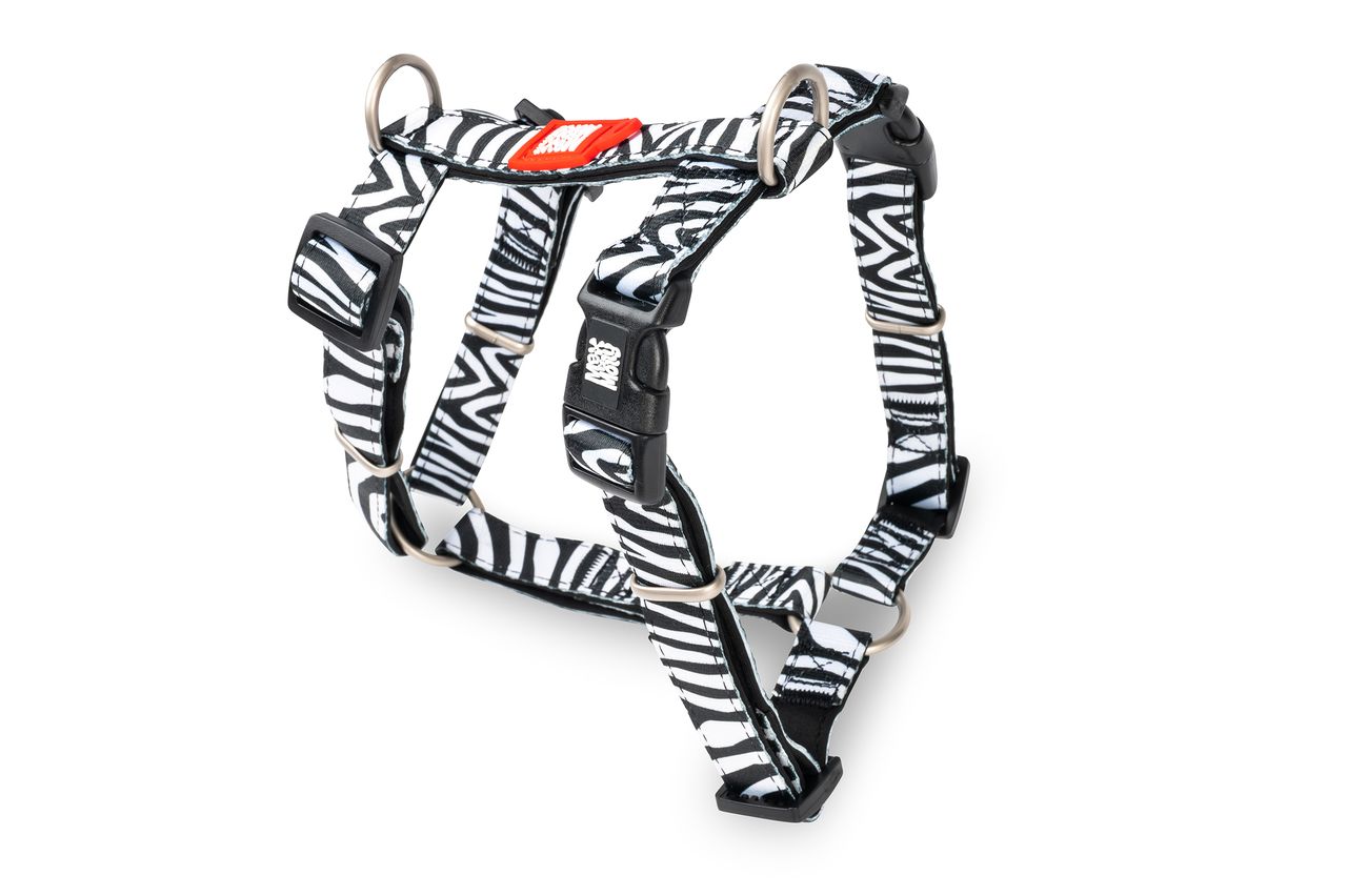Max&Molly postroj Zebra classic L
