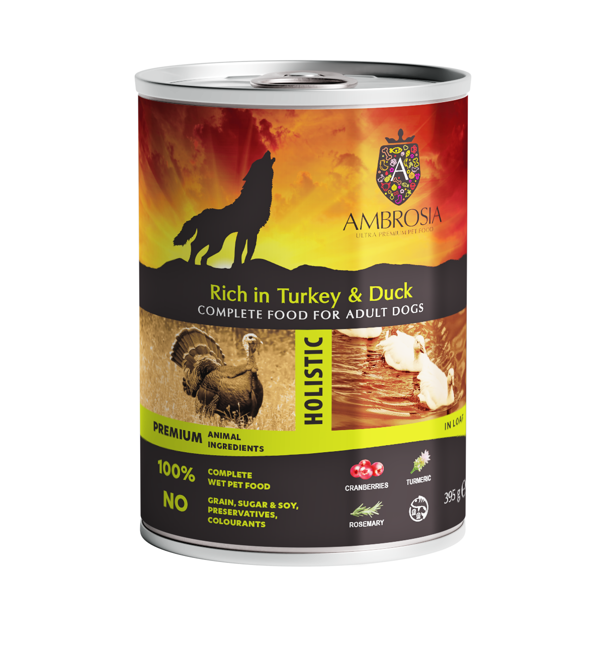 Ambrosia Rich in Turkey & Duck 395g