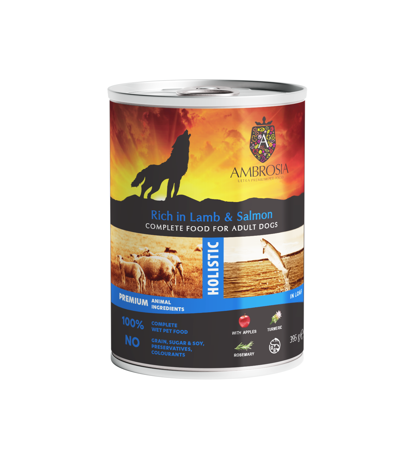 Ambrosia rich in Lamb & Salmon 395g