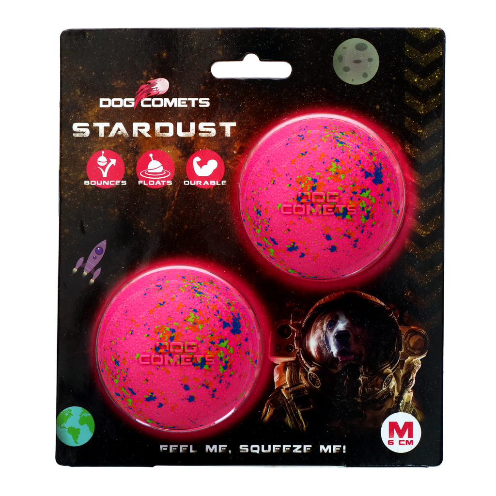 Dog comets stardust pink 2-balenie M