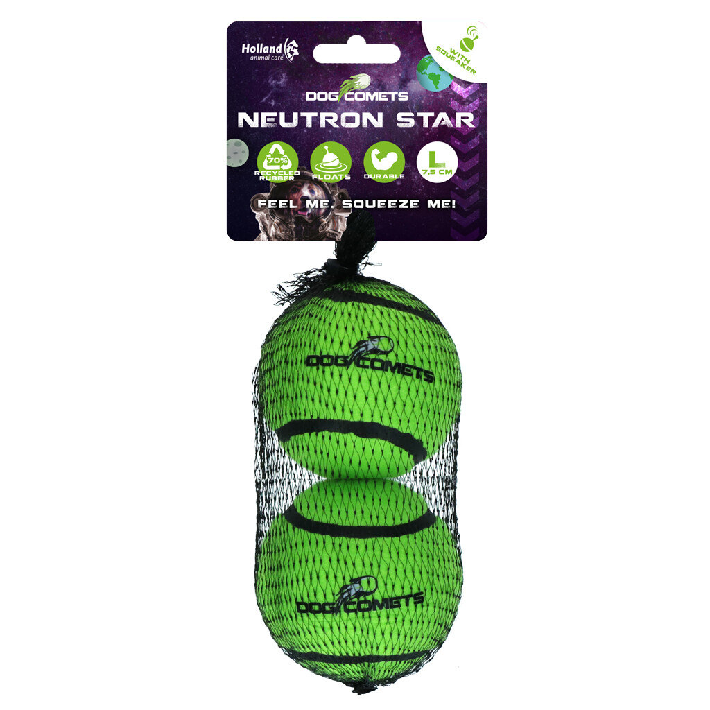 Dog Comets Neutron Star tanisák pískací L (2-pack) 3 farby!