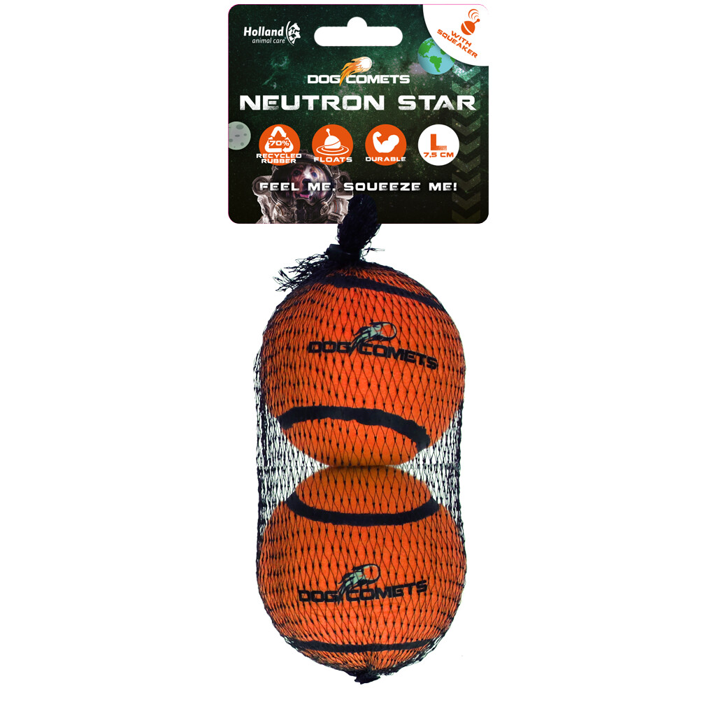 Dog Comets Neutron Star tanisák pískací L (2-pack) 3 farby!