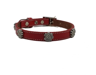 Obojok Paw red S