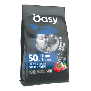 Oasy Dry Dog Grain Free - PUPPY SMALL/MINI TUNA 2kg
