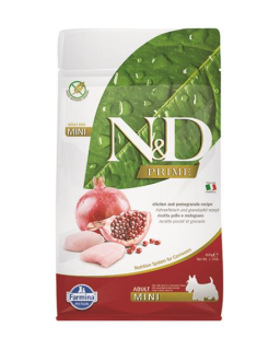 N&D dog Prime (LG) adult mini chicken& pomegranate 800g