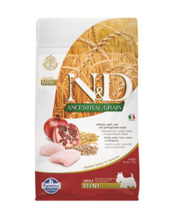 N&D dog AG adult mini chicken 800g