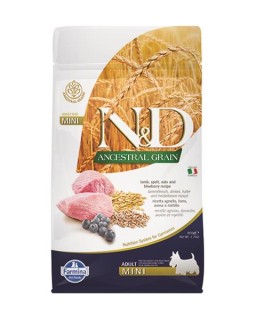 N&D dog AG adult mini lamb 800g
