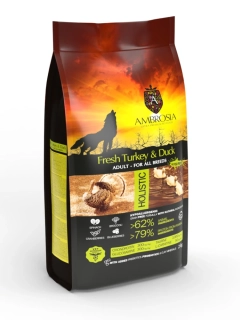 Ambrosia Fresh turkey & duck ultra premium 12kg 