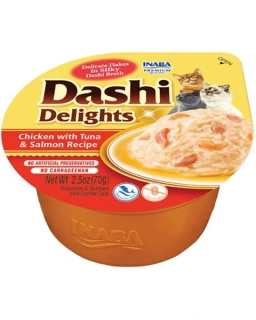 Inaba dashi delights vanička tuna & salmon 70g