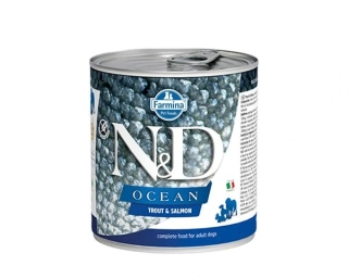 N&D ocean pstruh a losos 285g
