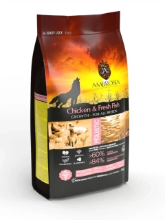 Ambrosia Chicken & Fresh Fish puppy & growth 6kg