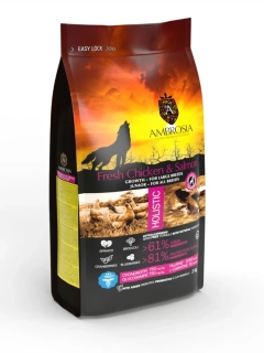 Ambrosia Fresh Chicken & Salmon junior/growth large breeds 12kg